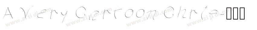 A Very Cartoon Chris字体转换